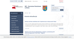 Desktop Screenshot of bip.powiat-nisko.pl