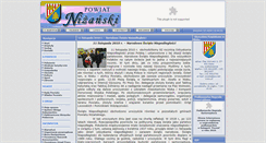 Desktop Screenshot of old.powiat-nisko.pl