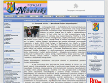 Tablet Screenshot of old.powiat-nisko.pl